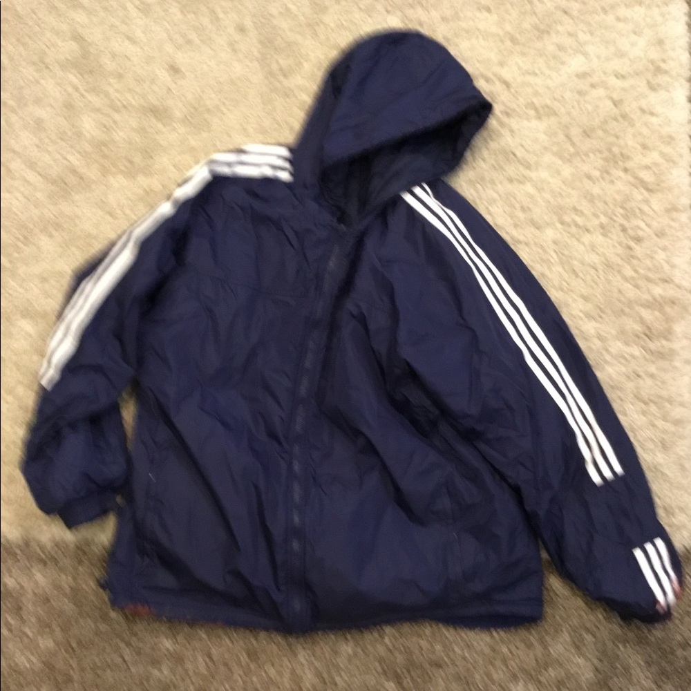 Adidas coat. Reversible. XL but fits big.